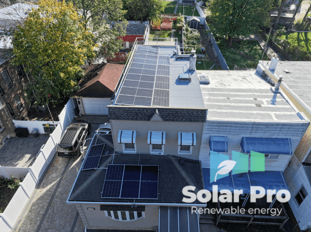 flat roof solar panel installations new york