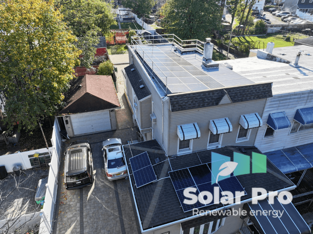 flat roof solar panels new york