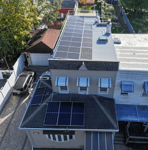 flat roof solar panels ny