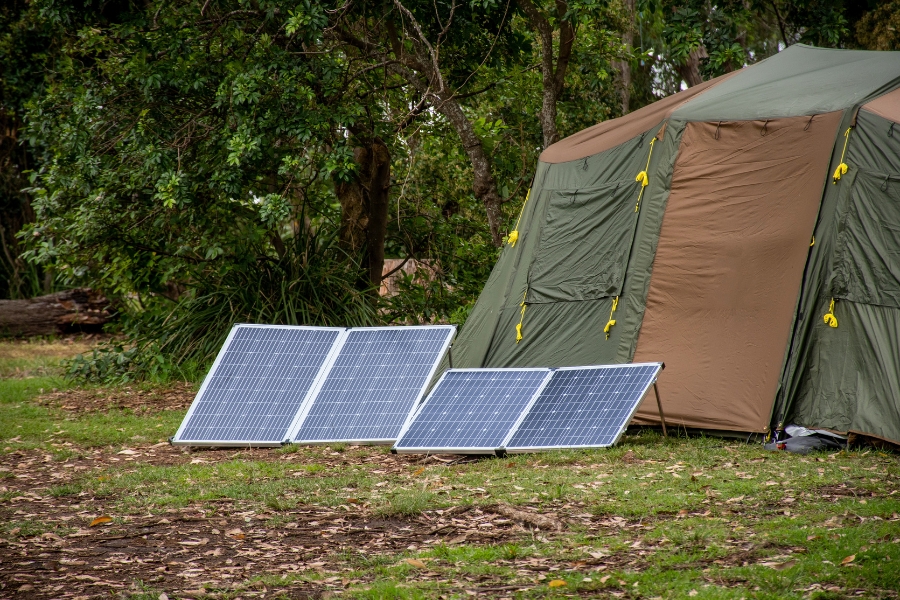 solar pro main solar powered camp