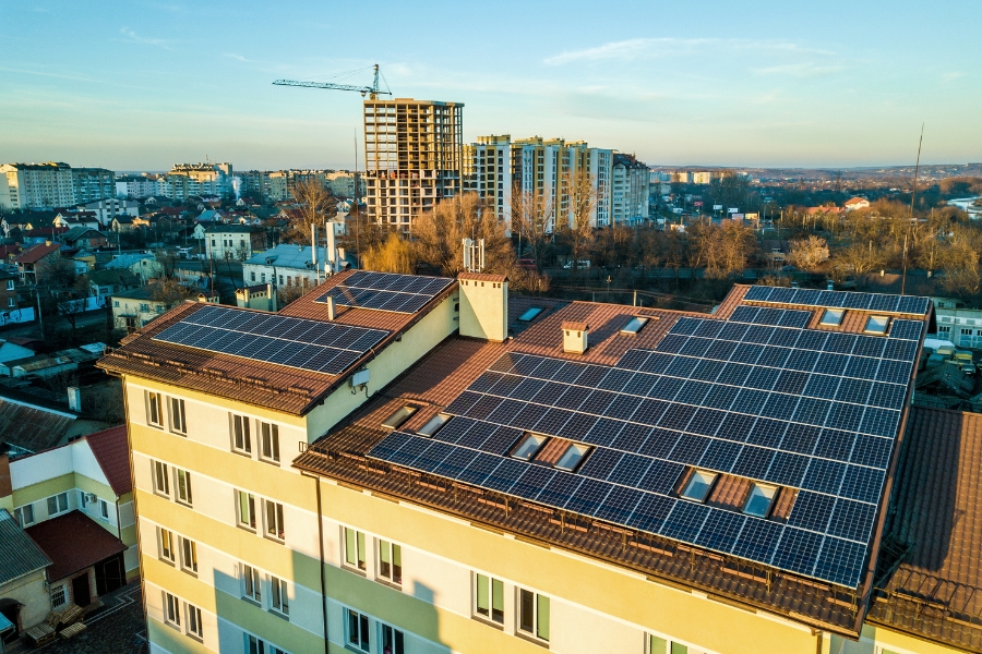 solar for shared roof space